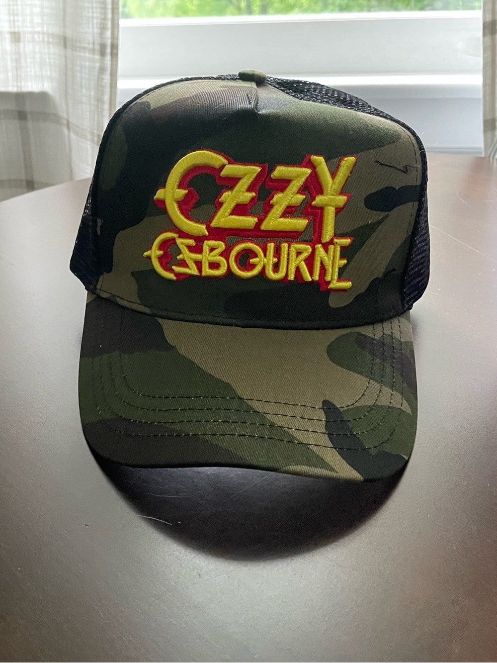 Ozzy Osborne Camo Trucker Cap - Green